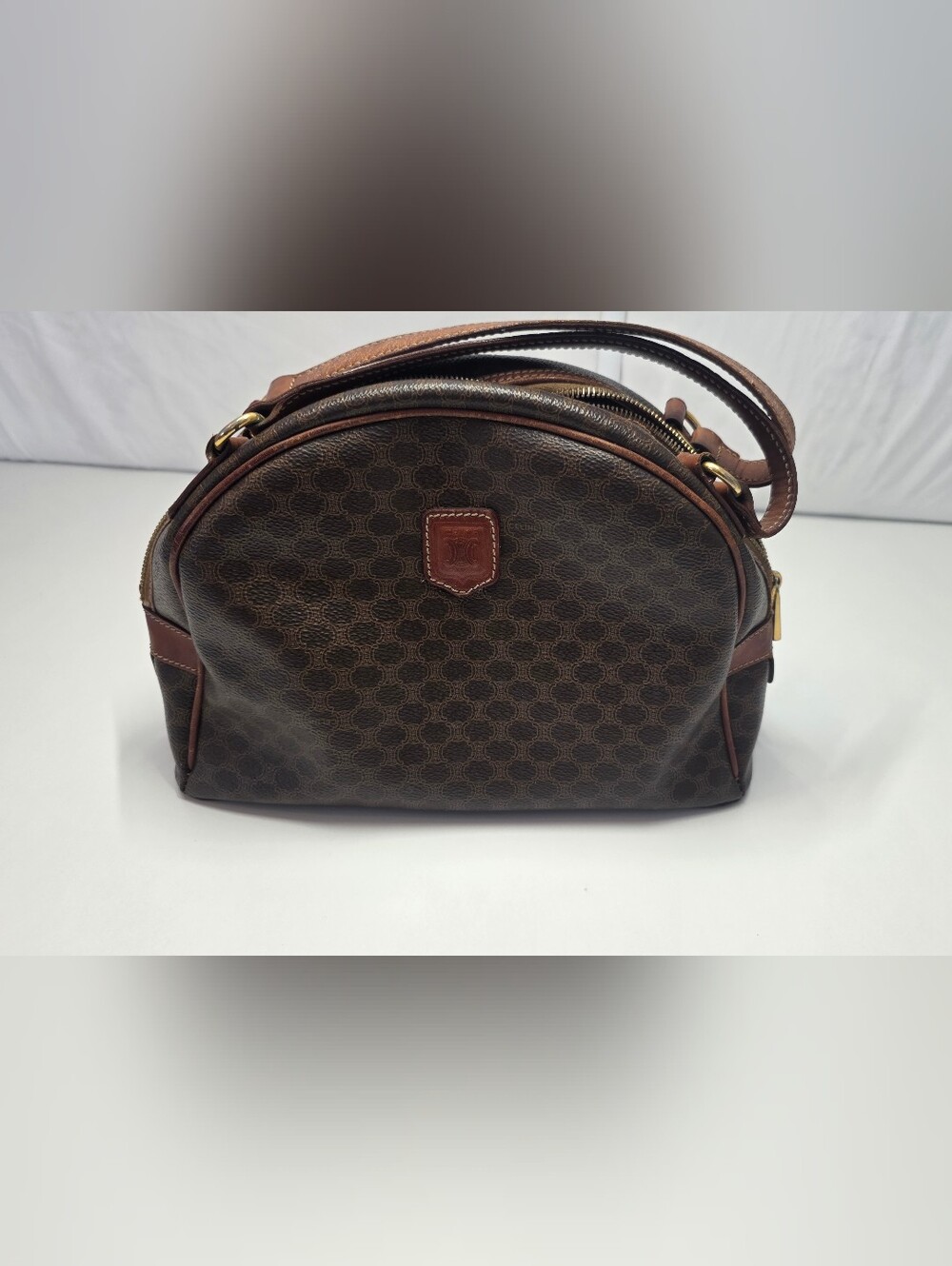 Vintage Celine Macadam Dome Bag
